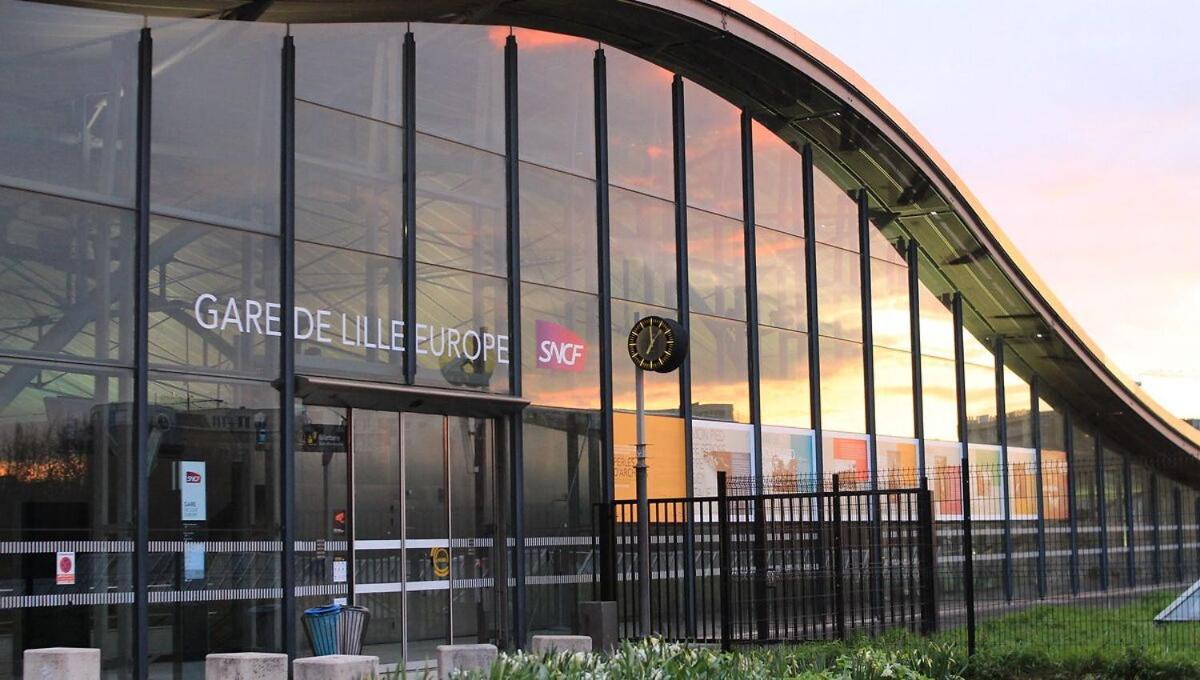 Lille Gares Studio Avec Parking Securise Exterior foto